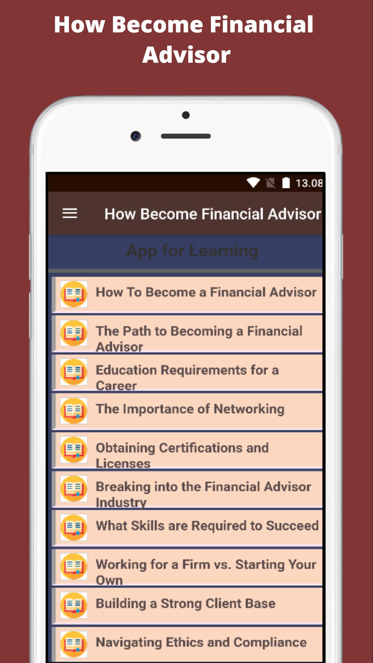 How Financial Advisor APK for Android Download