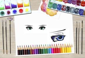 How to Draw Anime Eyes - Step by step syot layar 1