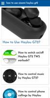 How to use Xiaomi haylou gt2 ポスター