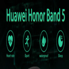 How to use Huawei honor band 5 أيقونة