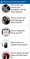 How to use Huawei honor band 5 اسکرین شاٹ 2