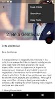 How To Be A Gentleman(Modern M capture d'écran 3