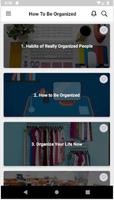 How To Be Organized(Organizati poster