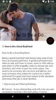 How To Be A Better Boyfriend(Good Boyfriend) Ekran Görüntüsü 1