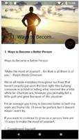 How To Become A Better Person capture d'écran 1