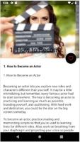 How To Become An Actor (Learn Acting) скриншот 1