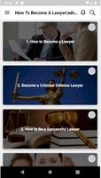 How To Become A Lawyer (Advoca Affiche
