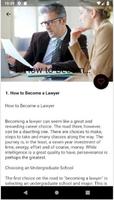 How To Become A Lawyer (Advoca capture d'écran 1