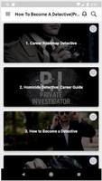 How To Become A Detective(Priv โปสเตอร์