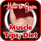 How to Gain Muscle Tips Diet icon