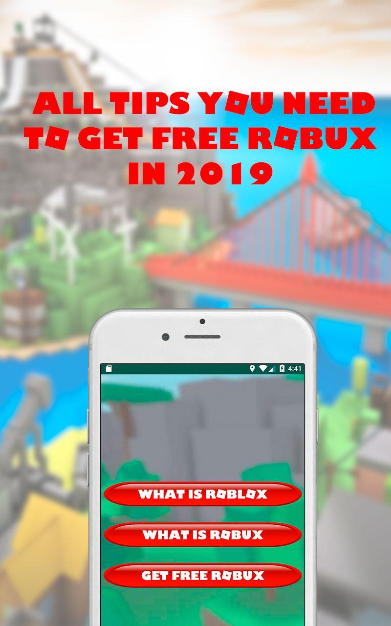 Robux Tips To Get Free Robux At 2019 Cho Android Tải Về Apk