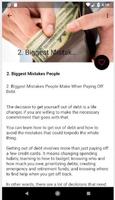 How to Get Out of Debt(Paying Off Debt) captura de pantalla 1