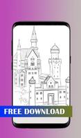 How to draw a castle syot layar 1