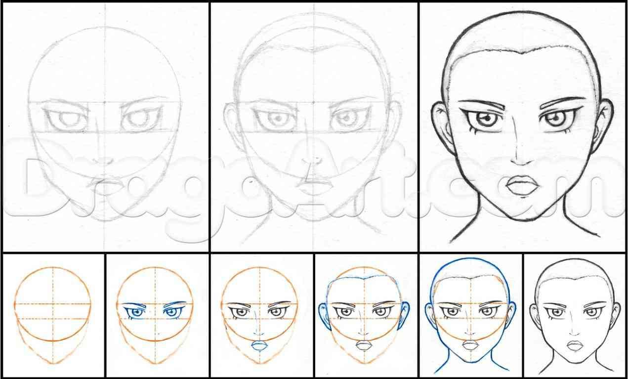 Featured image of post How To Draw Anime Heads Step By Step Collection of drawing ideas how to draw tutorials
