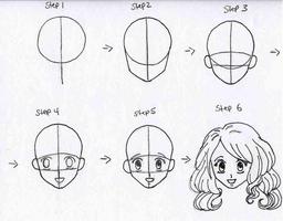 برنامه‌نما How To Draw Anime Step by Step For Beginners عکس از صفحه