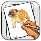 como dibujar: perros icono