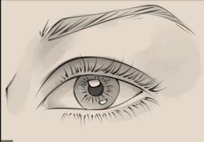 Poster Come disegnare il tutorial degli occhi