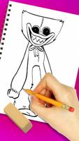 huggy wuggy drawing ảnh chụp màn hình 2