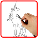 Comment dessiner facilement Unicorn & Cute Cat APK