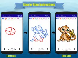 Comment dessiner un singe capture d'écran 3