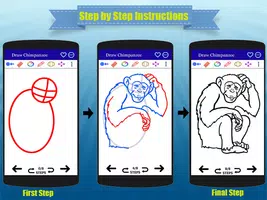 Comment dessiner un singe capture d'écran 1