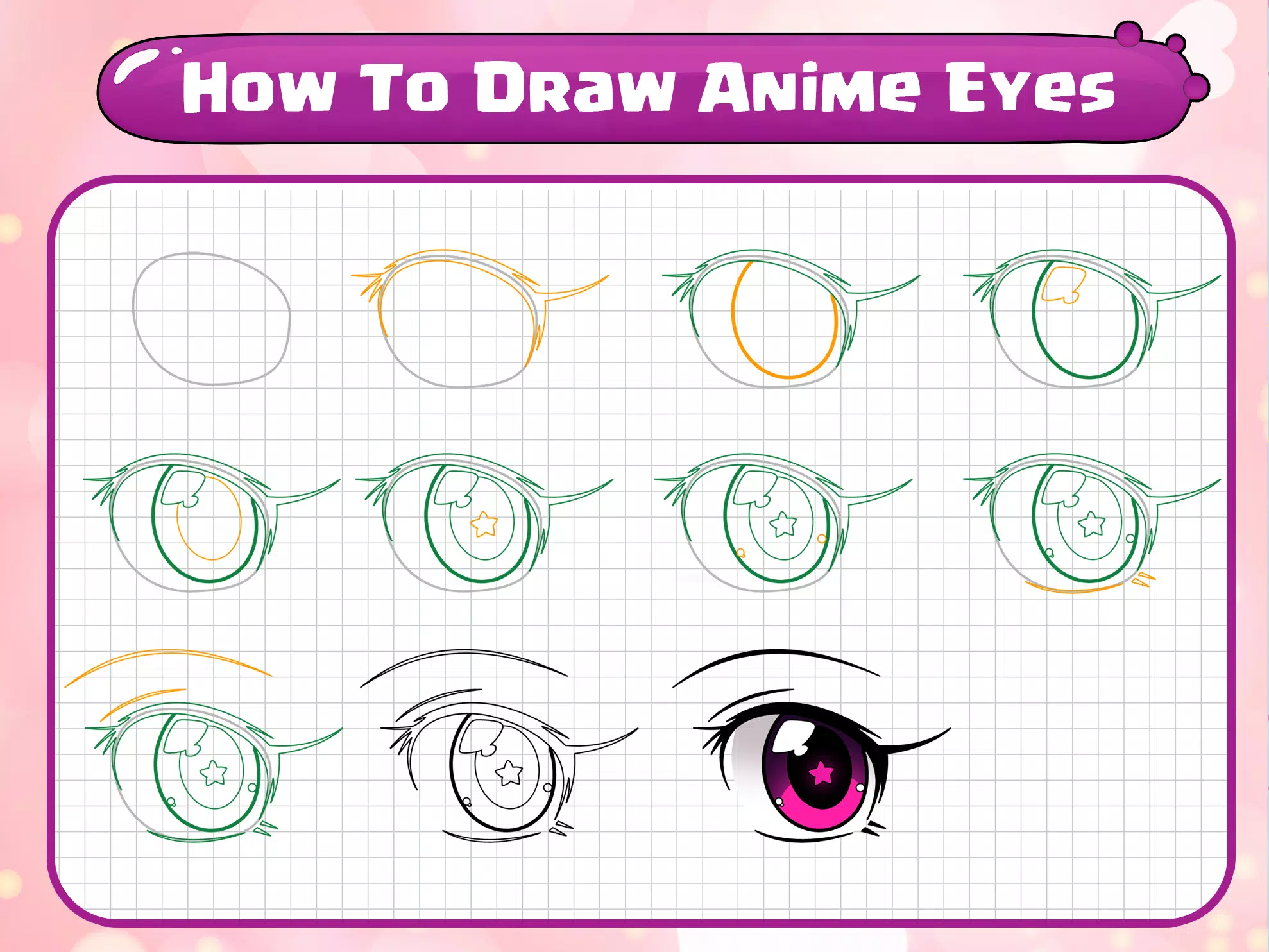 Descarga de APK de Cómo dibujar ojos de anime para Android