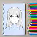 アニメの女性の表情を描く方法-無料 APK
