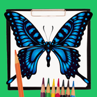 Comment dessiner un papillon icône