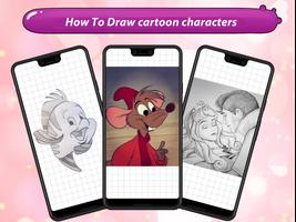 How to draw cartoon characters imagem de tela 3