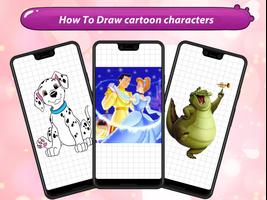 برنامه‌نما How to draw cartoon characters عکس از صفحه