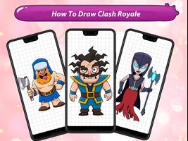 برنامه‌نما How to Draw Clash Royale عکس از صفحه