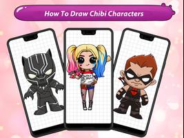 Como desenhar personagens Chibi Cartaz