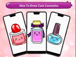 How To Draw Cute Cosmetics Ekran Görüntüsü 2