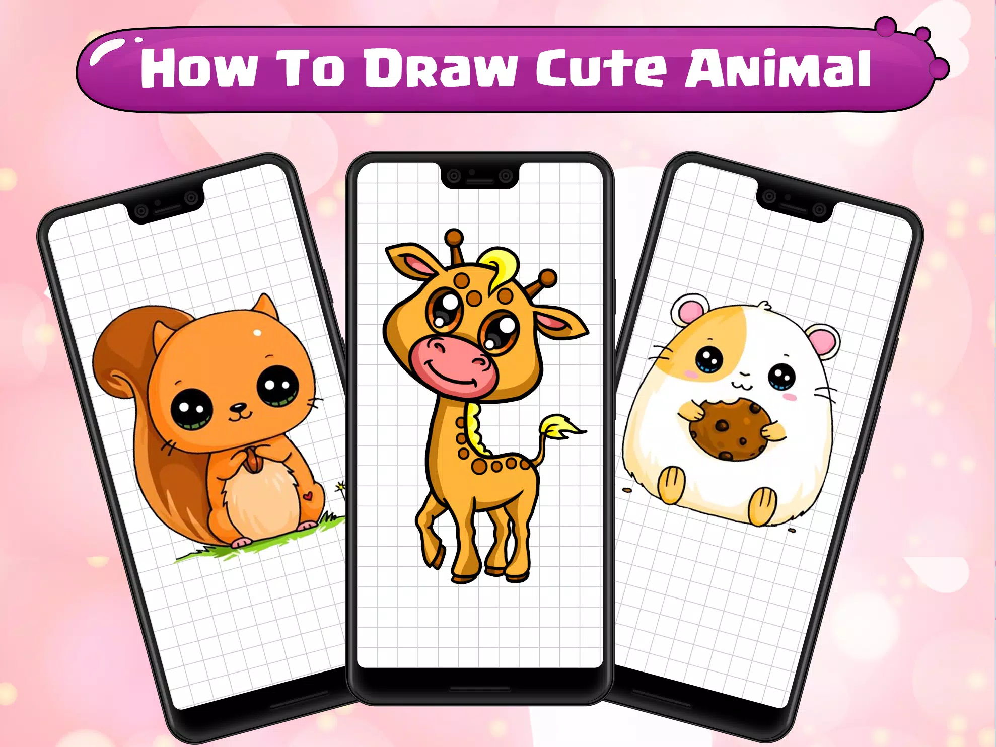 Download do APK de Como desenhar animais Kawaii para Android