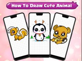 How To Draw Cute Animal اسکرین شاٹ 2
