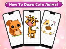 برنامه‌نما How To Draw Cute Animal عکس از صفحه
