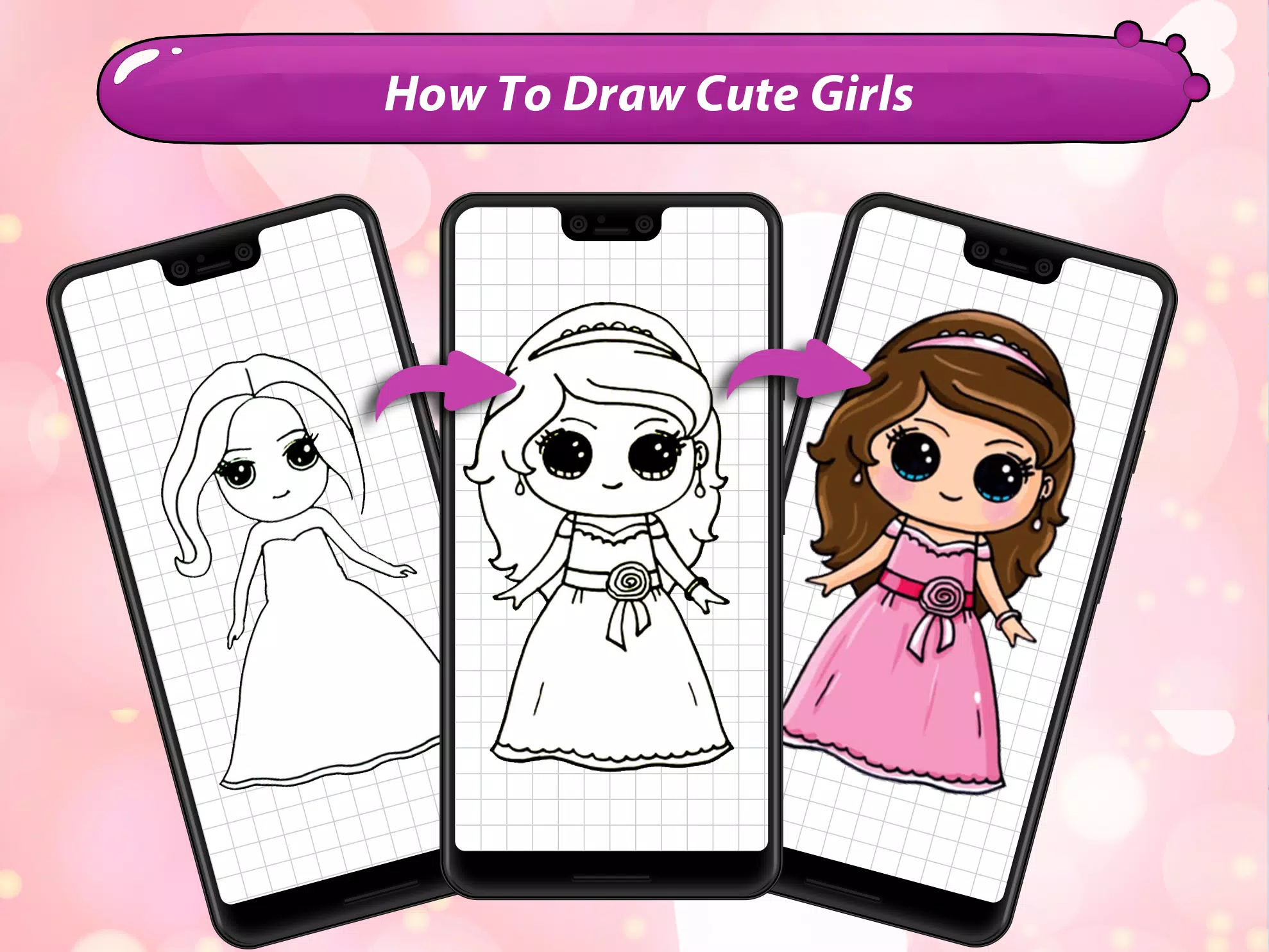 Download do APK de (◕ᴗ◕✿) Como desenhar desenhos bonitos e fáceis para  Android