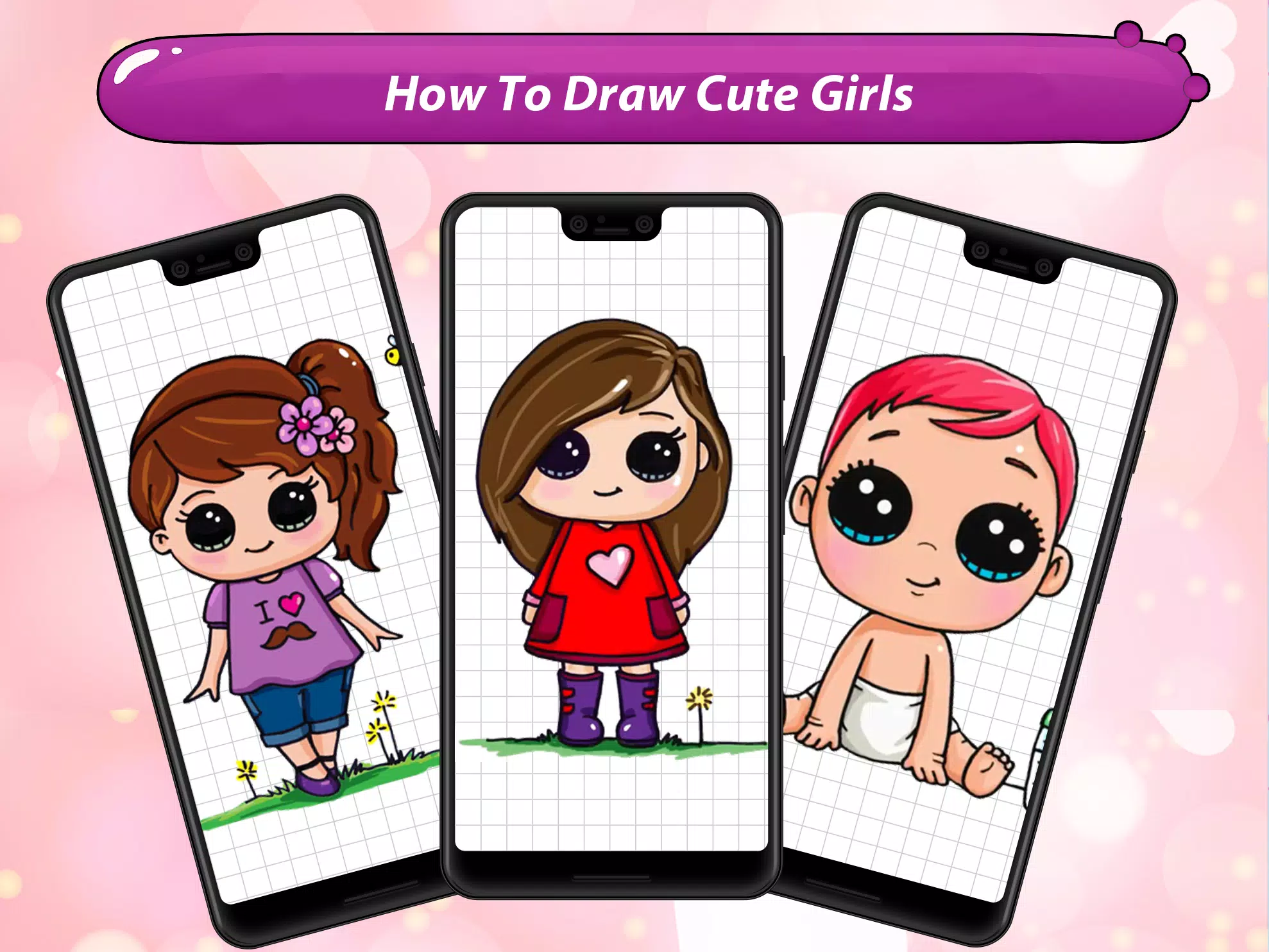 Download do APK de Como desenhar uma menina Chibi Kawaii para Android