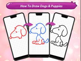 How to Draw Cute Dogs & Puppies Ekran Görüntüsü 1