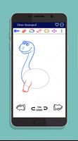 How to Draw Cute Dinosaur Easily capture d'écran 2