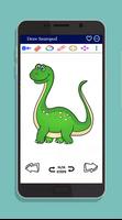 How to Draw Cute Dinosaur Easily Ekran Görüntüsü 3