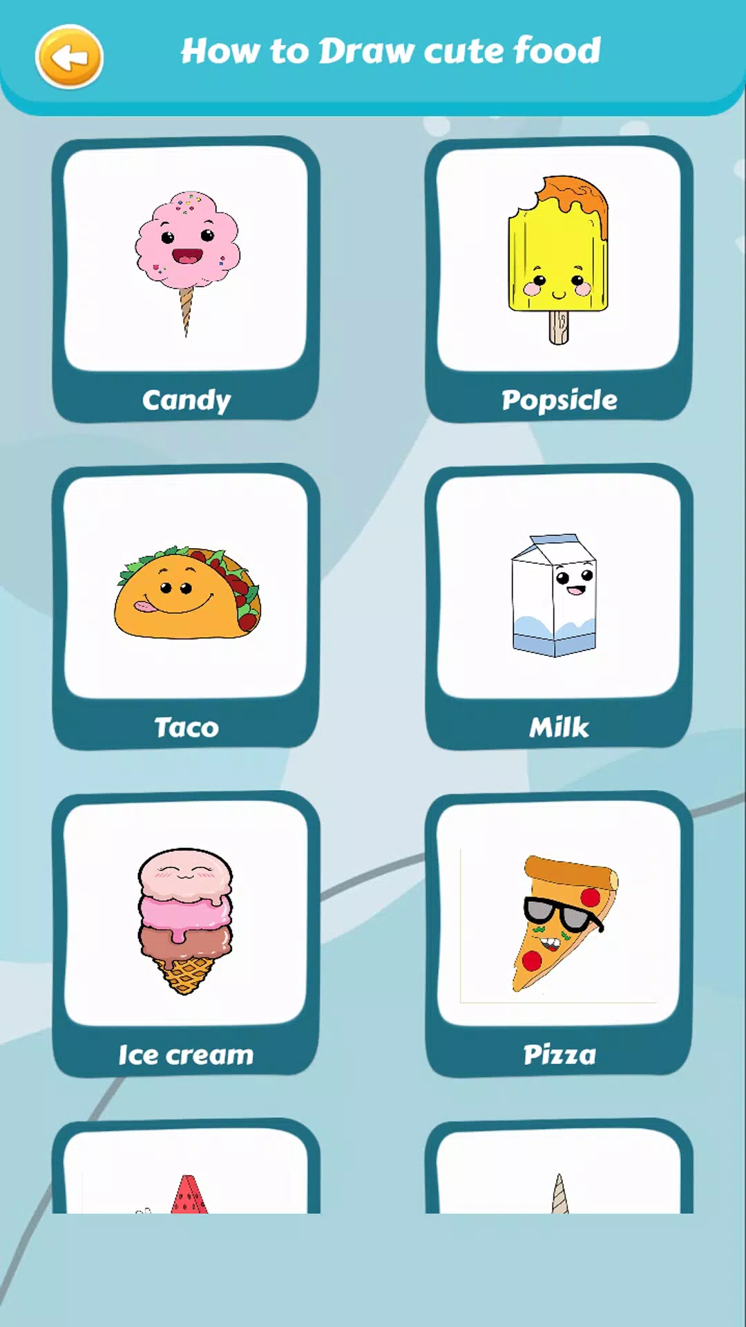 Como desenhar comida fofa – Apps no Google Play