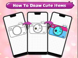 برنامه‌نما How To Draw Cute Items عکس از صفحه