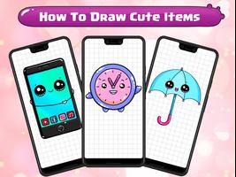 برنامه‌نما How To Draw Cute Items عکس از صفحه