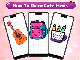 How To Draw Cute Items اسکرین شاٹ 3
