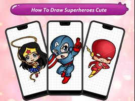 comment dessiner des super héros Affiche