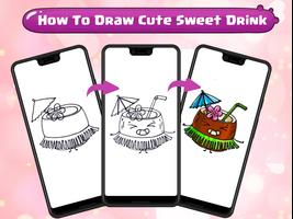 How To Draw Cute Sweet Drink capture d'écran 1