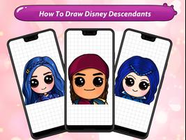 How To Draw Disney Descendants ภาพหน้าจอ 3