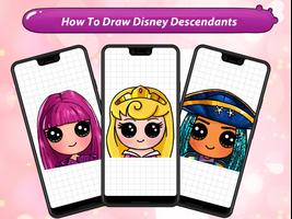 How To Draw Disney Descendants ภาพหน้าจอ 2