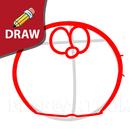 Draw Blue Cat Dor Nobi Aemon APK